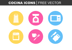 Cocina Icons Free Vector