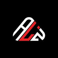 alz brev logotyp kreativ design med vektor grafisk, alz enkel och modern logotyp i triangel form.