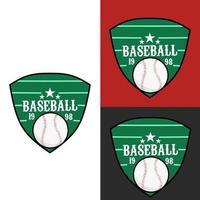 Illustrationsvektor des Baseballsymbols, Emblems, perfekt für Druck, Poster usw. vektor