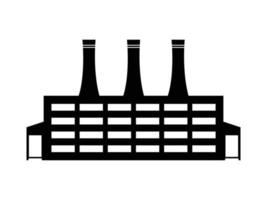 Fabrik-Symbol. industriezeichenillustration lokalisiert auf weißem hintergrund für grafik- und webdesign. vektor