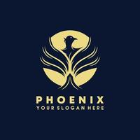 Phönix-Flügel-Vektor-Logo-Premium-Qualität vektor