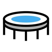trampolin ikon vektor