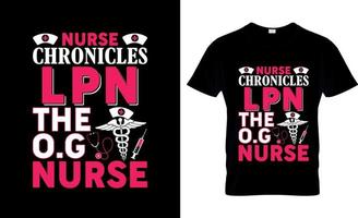 lizenziertes praktisches Krankenschwester-T-Shirt-Design, lpn-T-Shirt-Slogan und Bekleidungsdesign, lpn-Typografie, lpn-Vektor, lpn-Illustration vektor