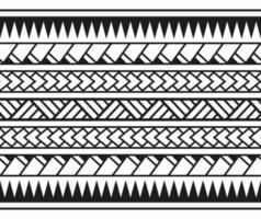 polynesisches maori-stammes-nahtloses muster. hintergrund für stoff, tapete, kartenvorlage, verpackungspapier, teppich, textil, abdeckung. Muster im ethnischen Tattoo-Stil vektor