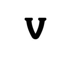 v vv Logo-Design-Vektorvorlage vektor