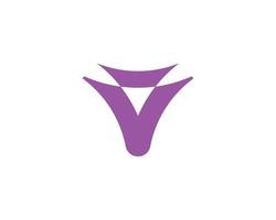 v logotyp design vektor mall