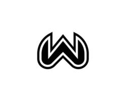 w-Logo-Design-Vektorvorlage vektor