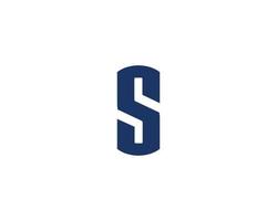 s logotyp design vektor mall