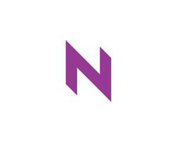 n-Logo-Design-Vektorvorlage vektor