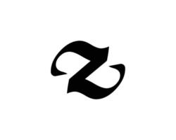 z logotyp design vektor mall