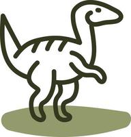 Diplodocus-Dinosaurier, Illustration, Vektor auf weißem Hintergrund.