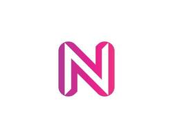 n nn logotyp design vektor mall