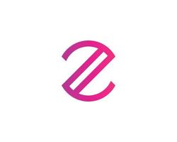 z logotyp design vektor mall