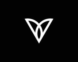 v-Logo-Design-Vektorvorlage vektor