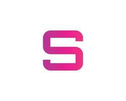 s logotyp design vektor mall