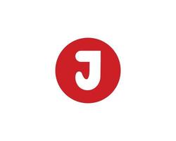 j-Logo-Design-Vektorvorlage vektor