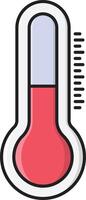 temperatur vektorillustration på en background.premium kvalitet symbols.vector ikoner för koncept och grafisk design. vektor