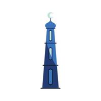 Moschee Turm muslimische Kultur vektor