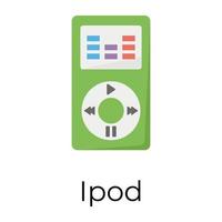 trendige iPod-Konzepte vektor