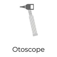 trendige Otoskop-Konzepte vektor