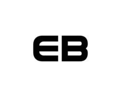 eb vara logotyp design vektor mall