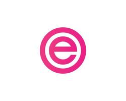 eo oe logotyp design vektor mall