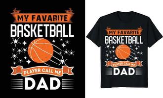 Designvorlagen für Basketball-T-Shirts vektor