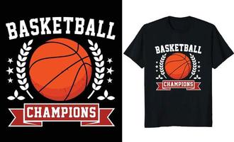 Basketball-T-Shirt-Design vektor