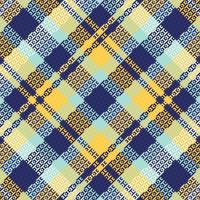 tartan eller pläd retro Färg mönster. vektor