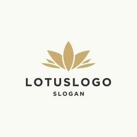 Lotus-Logo-Symbol-Design-Vorlage-Vektor-Illustration vektor