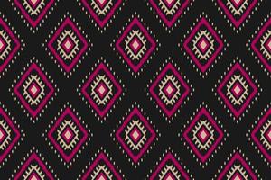 tyg ikat mönster konst. geometrisk etnisk sömlös mönster traditionell. amerikansk, mexikansk stil. vektor