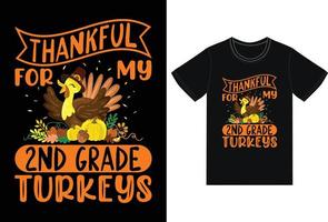 Thanksgiving-T-Shirt-Design. vektor