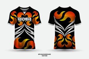 modern digital jersey design lämplig för sporter, tävlings, fotboll, gaming och e sporter vektor