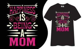 Mama-T-Shirt-Design. vektor