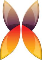 abstrakte Flügel-Logo-Illustration im trendigen und minimalistischen Stil vektor