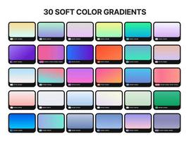30 bäst lutning bakgrunder. lutning bakgrunder med Färg koder. vektor abstrakt bakgrund.