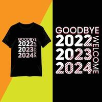 t-shirt design 2023 citat typografi vektor