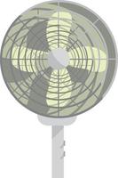 großer Ventilator, Illustration, Vektor auf weißem Hintergrund.