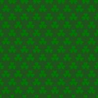 grünes Kleeblatt nahtloses Muster. minimaler Vektorhintergrund. Klee-Zeichen-Symbol-Muster. Vektor-Illustration vektor