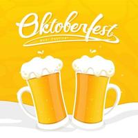 oktoberfest-konzeptillustration vektor