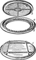 järnväg skivspelare, årgång illustration. vektor