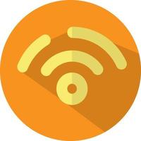 WLAN-Verbindung, Illustration, Vektor, auf weißem Hintergrund. vektor