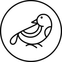 små alka fågel, illustration, på en vit bakgrund. vektor
