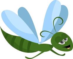 gräshoppa, illustration, vektor på vit bakgrund