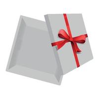 realistische Geschenkbox vektor