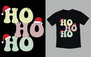 weihnachtstag typografie und grafisches t-shirt design vektor