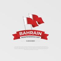 Lycklig bahrain nationell dag vektor