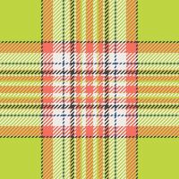 pläd kolla upp mönster. sömlös tyg textur. tartan textil- skriva ut. vektor