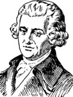 Joseph Haydn, Vintage-Illustration vektor