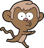 Vektor-Affe-Charakter im Cartoon-Stil vektor